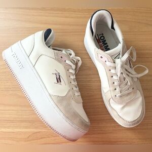 Tommy‎ Hilfiger Iconic 90s Flatform Leather Sneakers